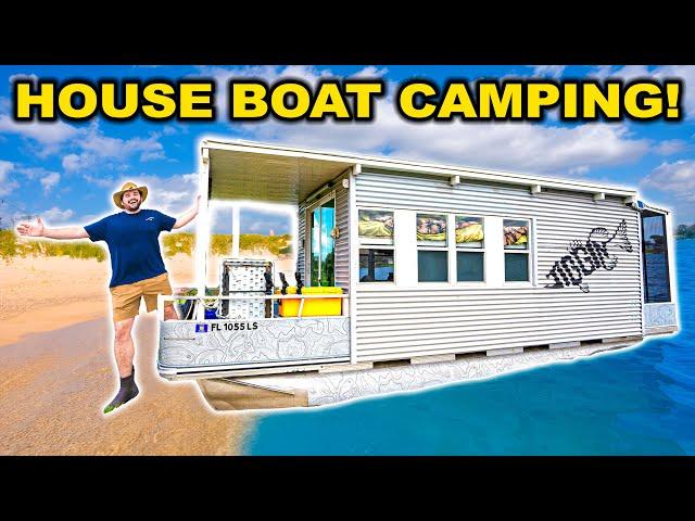 EATING what i CATCH on HOUSE Boat ISLAND!!! (Catch Clean Cook)