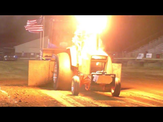 Action Packed 4 Class Truck And Tractor Pulling Event At Dunbar