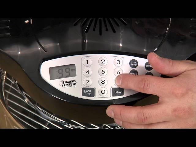 NuWave Oven Pro Plus - Cooking Temperature and Time Controls