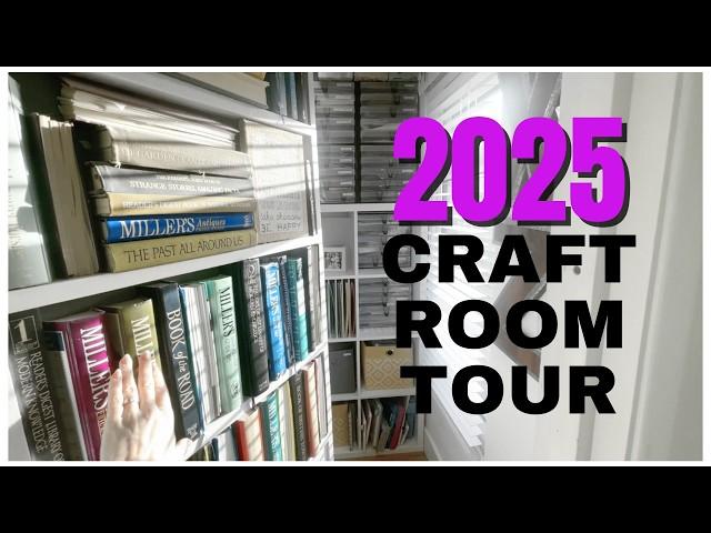 NEW Craft Room / Studio Tour 2025 - Storage and Organisation Solutions!