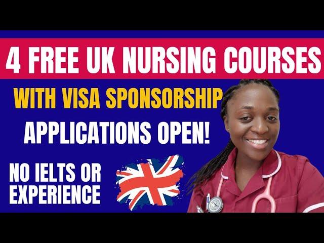 4 Ways To STUDY NURSING FOR FREE, IN THE UK