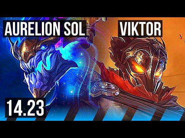 AURELION SOL vs VIKTOR (MID) | KR Diamond | 14.23