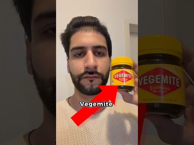 I tried Vegemite for the first time in my entire life in Australia #australia #vegemite