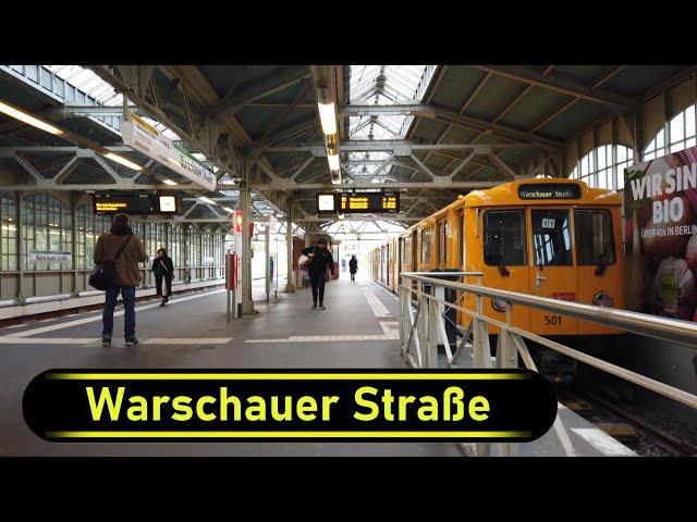 U-Bahn Station Warschauer Straße - Berlin  - Walkthrough 