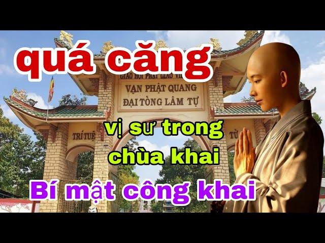 quá căng sư cô công khai bí mật trong Chùa Thích Nhuận Đức nghe xanh mặt