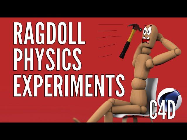 RagDoll Physics Experiments 1 | Physics fun in Cinema 4D