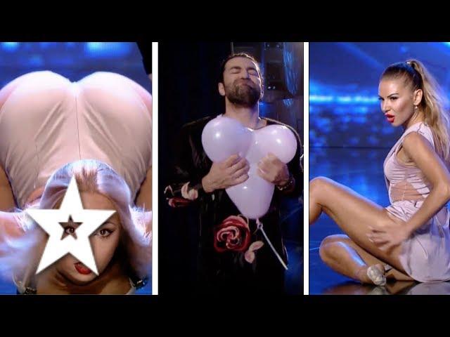 Top 3 Sexiest Auditions on Romania's Got Talent | Românii au talent 2017