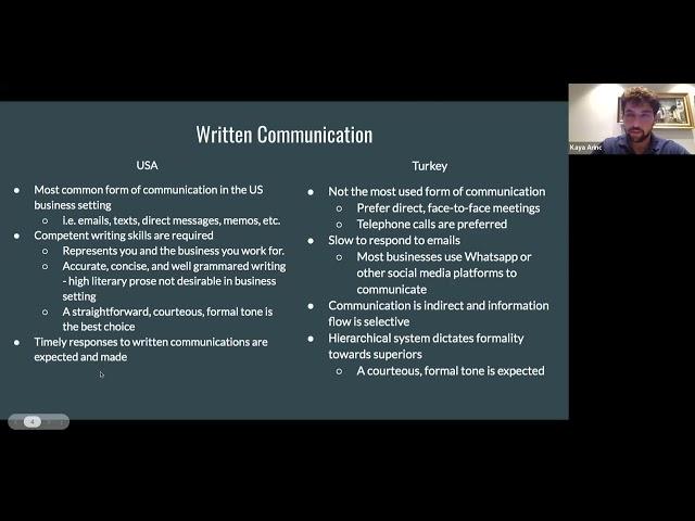 Presentation - Communication differences between the cultures - UF