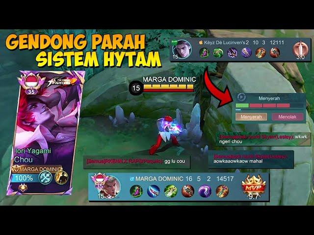 EPIC COMEBACK MENGGENDONG SISTEM HYTAM!! BOWO YAGAMI IS BACK  - Mobile Legends