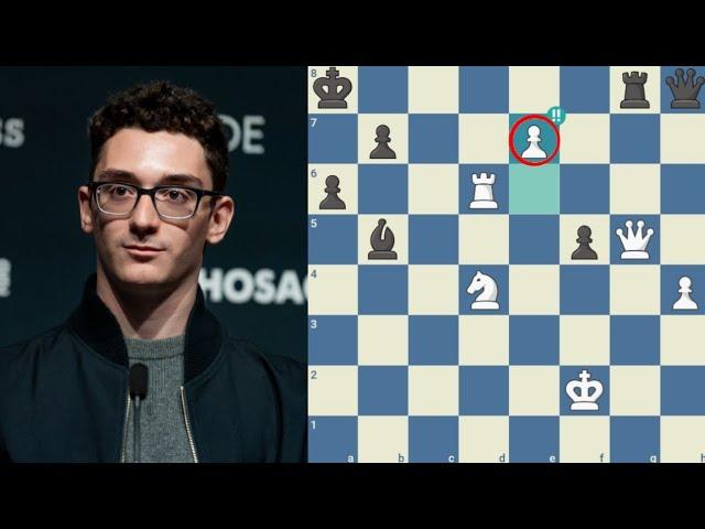 BRILLIANT!! Fabiano Caruana vs Constantin Lupulescu | SuperUnited Rapid & Blitz Croatia 2023 R2