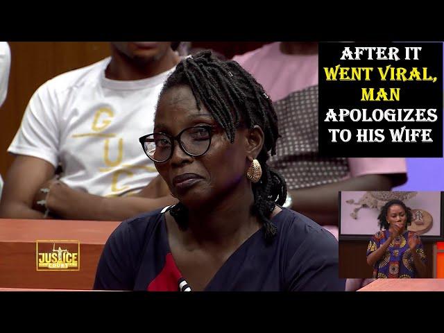 AFTER IT WENT VIRAL, MAN APOLOGIZES TO HIS WIFE || Justice Court EP 223