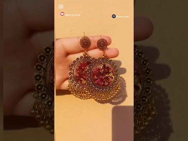 Resin Jhumka/ishq Jhumka tutorial #arijitsingh #resinart #resin #lofibollywood