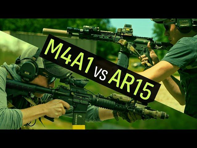 Is a Military-issue M4A1 Better than a Civilian AR15?