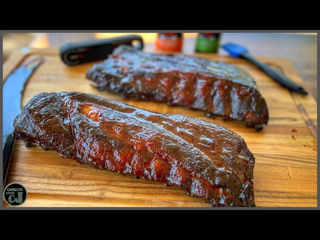 NINJA WOODFIRE XL GRILL BABY BACK RIBS!  (No Wrap Method)