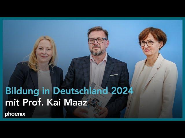 Veröffentlichung des Berichts "Bildung in Deutschland 2024" mit Prof. Kai Maaz