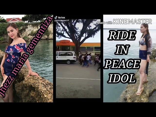 Ang paghatid Kay jhezz Maria Gementiza ang Ladyrider nang Bohol sa kanyang huling hantungan