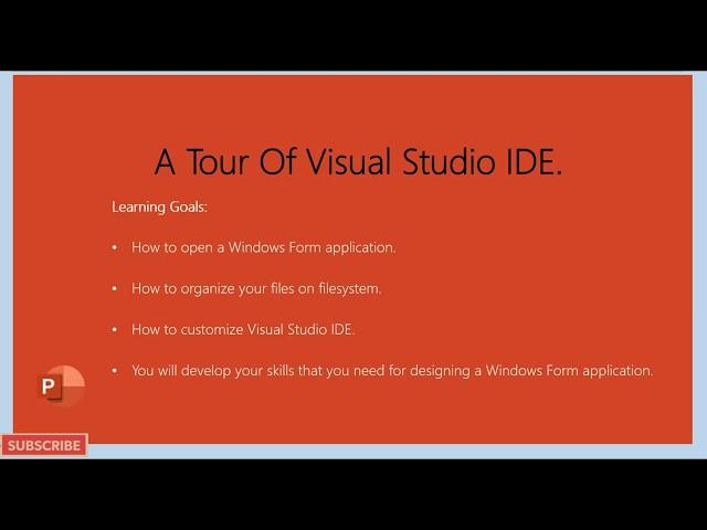 Visual Studio Tour  Part 1| How To Create A Windows Forms App Project | C# Tutorial