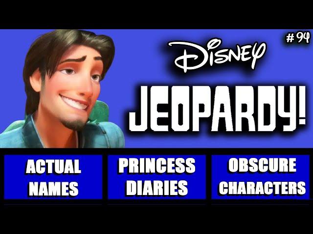 Disney Jeopardy • 26 Clue Trivia Game • Test Your Knowledge