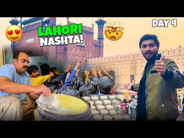 Lahore ki sab se purani food street  aur zabardast nashta karlia