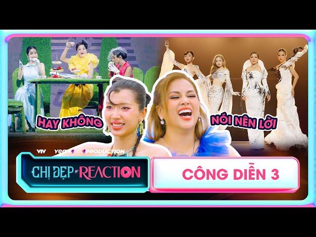 REACTION CHỊ ĐẸP ĐẠP GIÓ 2024 | Dàn Chị Đẹp KHÔNG THỐT NÊN LỜI với hai phần thi Vocal vì QUÁ HAY