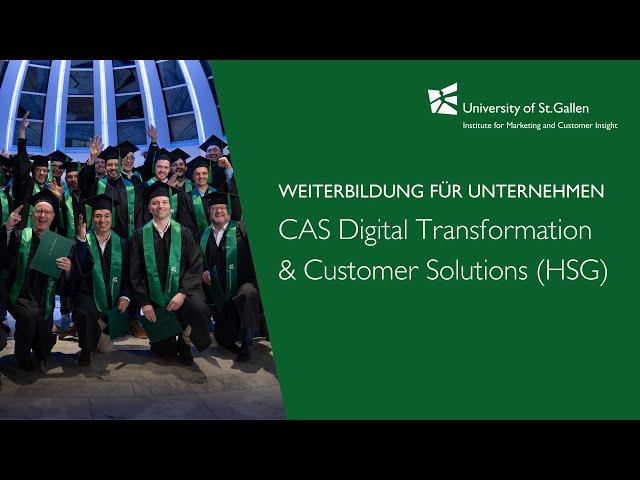 Digitale Transformation der Swisscom - CAS Digital Transformation & Customer Solutions (HSG)