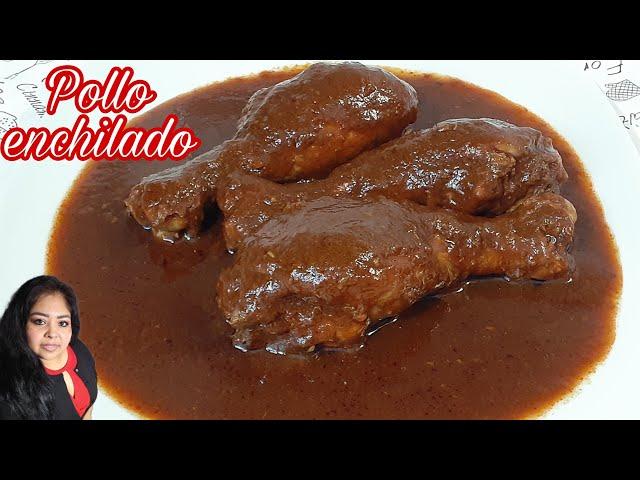 POLLO ENCHILADO POLLO en CHILE GUAJILLO