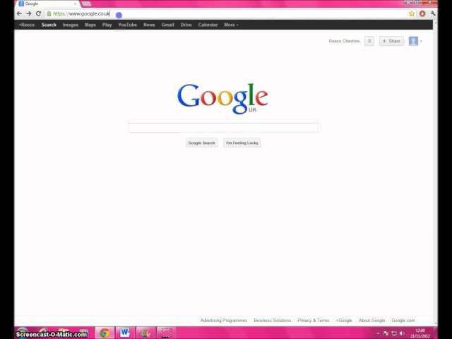 Using an Address Bar and Search Bar