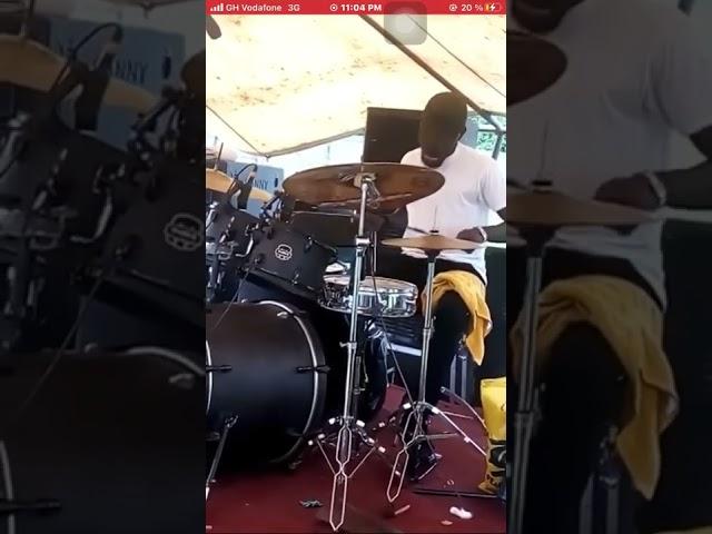 George drums on Local Adowa 