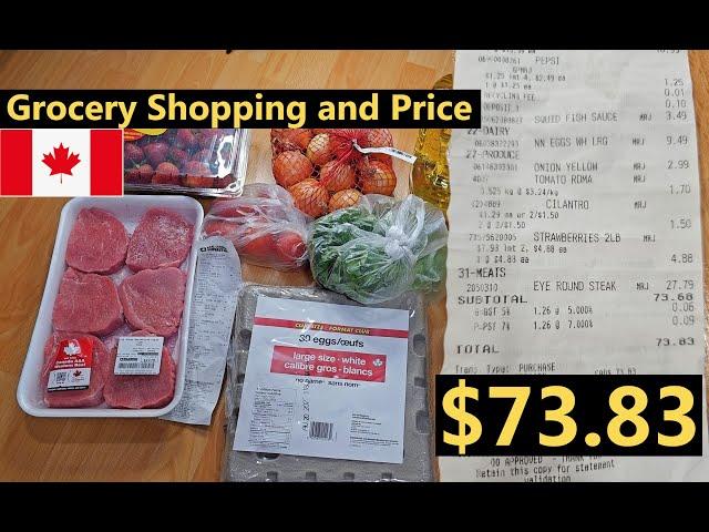 Vancouver Canada Grocery shopping Real Canadian Super store and Price 2023-July