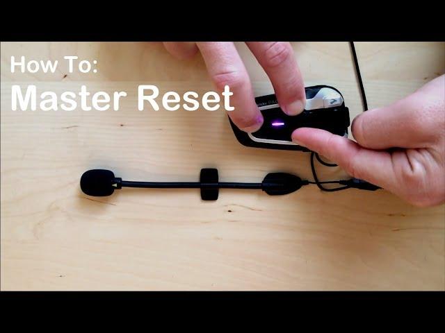 Cardo PACKTALK/BOLD - How to Master Reset