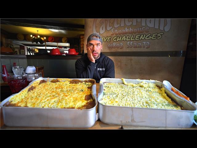 MY WORST DECISION WAS TRYING THIS 20LB BEEF PIE CHALLENGE | Joel Hansen