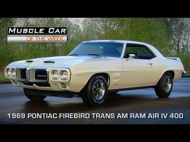 1969 Pontiac Trans-Am Ram Air IV 4-Speed Muscle Car Of The Week Video Episode #106