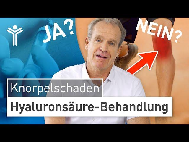 Hyaluronsäure zur Behandlung von Knorpelschaden & Arthrose? Das sollten Sie wissen!