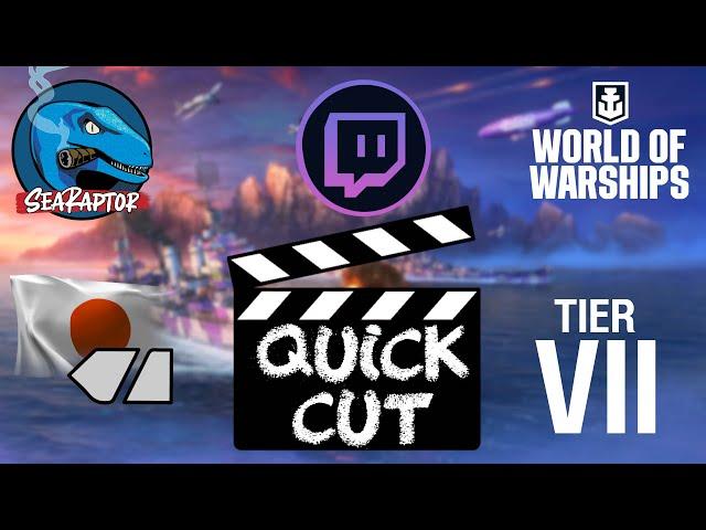 World of Warships - Quick Cut: Tier VII Japanese Cruiser Myoko (Ranked Gameplay)