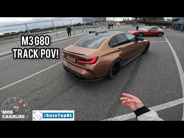 @AutoTopnl M3 G80 POV Passenger ride on track / BY MOSCARBLOG