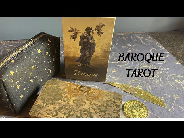 The Baroque Tarot - A walkthrough #tarotwalkthrough #kickstarterprojects #indiedecks