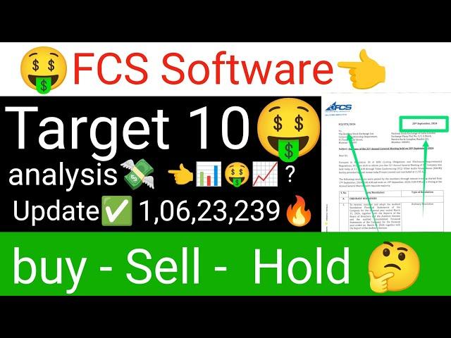 FCS Software Solutions stock latest update today analysis target 10?  FCS Software Solutions share