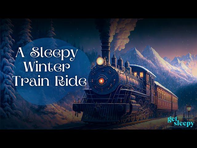 Winter Train Ride Relaxing Story | A Sleepy Winter Train Ride | Sleepy Train Ride Story