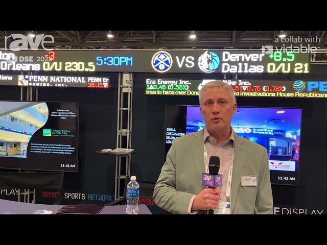 DSE 2022: Rise Display Shows Off LED Ticker Display Lineup for Stocks, Sports and More