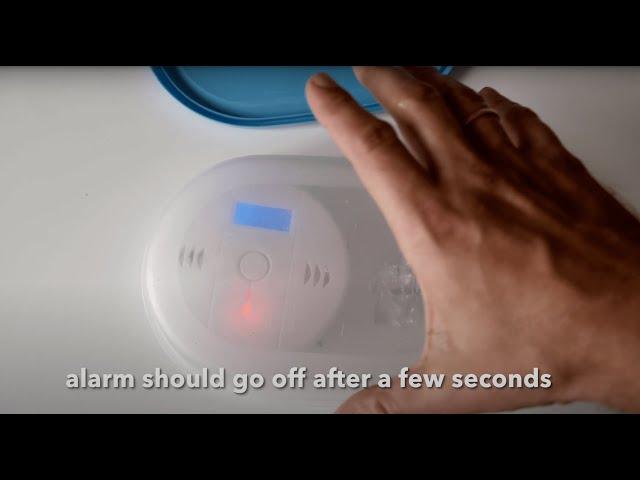 How to test a CO detector