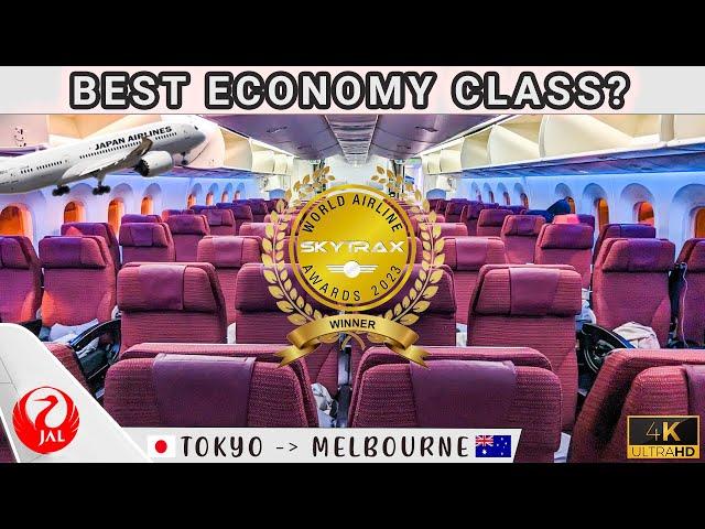 10 hours in Japan Airlines Economy class | Tokyo to Melbourne | Japan airlines 787 economy class