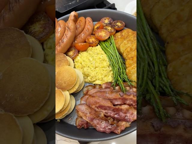 Let’s cook american breakfast  #americanbreakfast #connhcruz #modernnanay #griddlerecipes