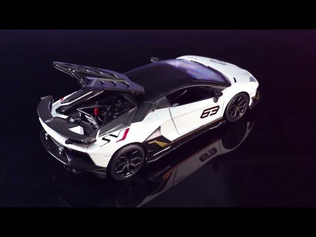 MSZ Diecast Model Car——1:24 Lamborghini Aventador SVJ 63