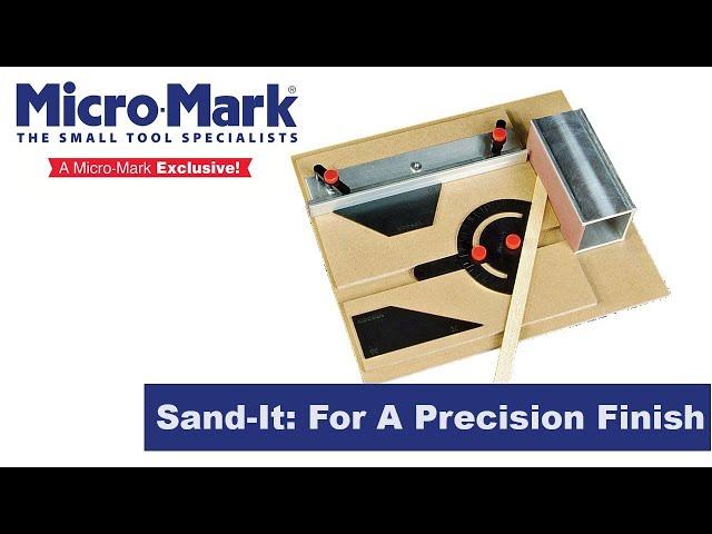 How To Use The Sand It For A Precision Finish On Wood, Plastic and More!