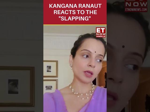 Kangana Ranaut Reacts To The "Slapping" By CISF Officer At The Chandigarh Airport #etnow #kangana