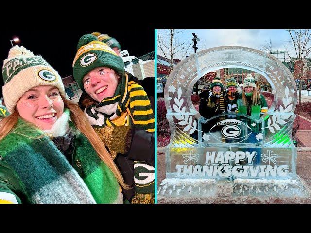 Cheering On The PACKERS In Wisconsin (Double Victory)! - Vlog - Hailee And Kendra