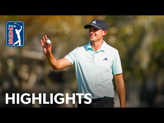 Ludvig Åberg shoots 5-under 66 | Round 1 | RBC Heritage