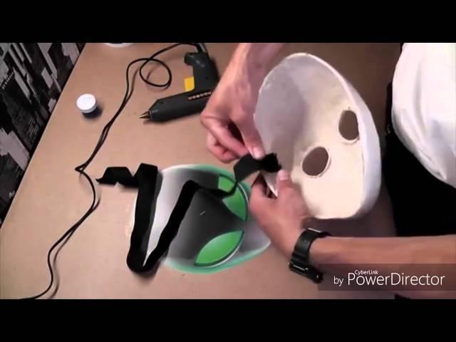 Как сделать маску Безглазого Джека из бумаги