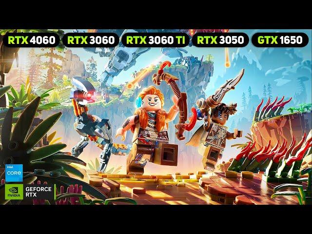 LEGO Horizon Adventures - RTX 4060 - RTX 3060 Ti - RTX 3060 - RTX 3050 - GTX 1650