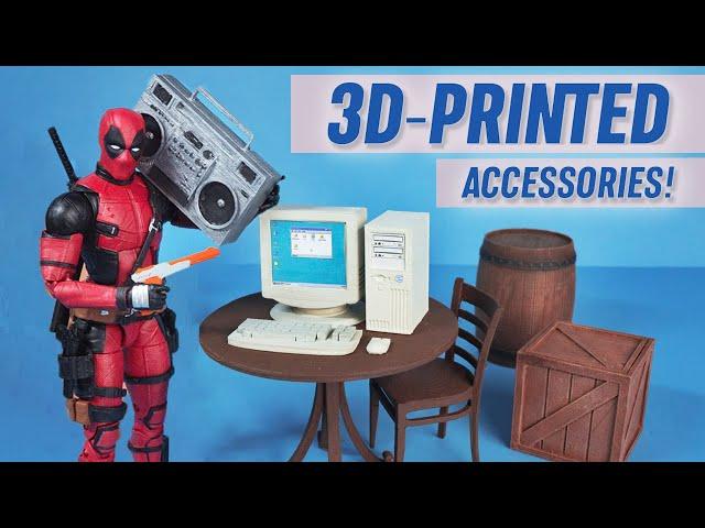 How to 3D-Print Your Own Marvel Legends Accessories! (Action Figure Props and Furniture)